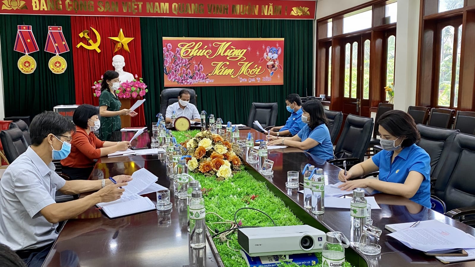 Đoàn công tác kiểm tra tại Công ty Khai thác CTTL Đa Độ